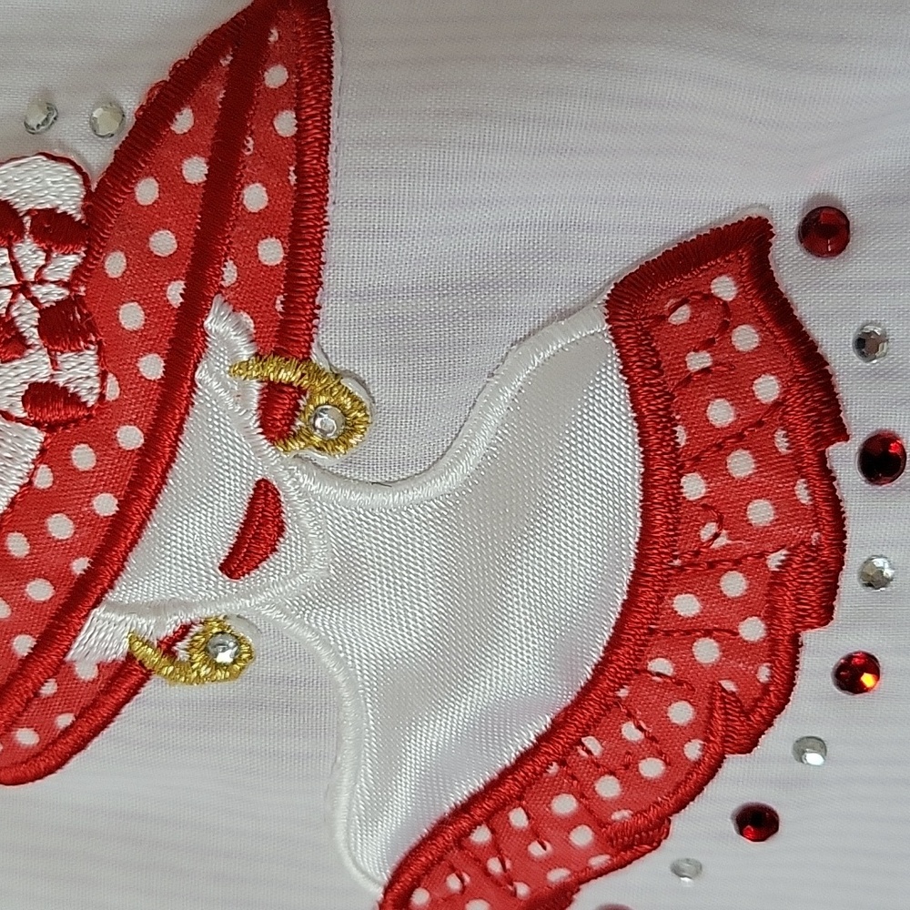 Anthony Richard's Vintage Red Hat Blouse - Picture 7 of 12